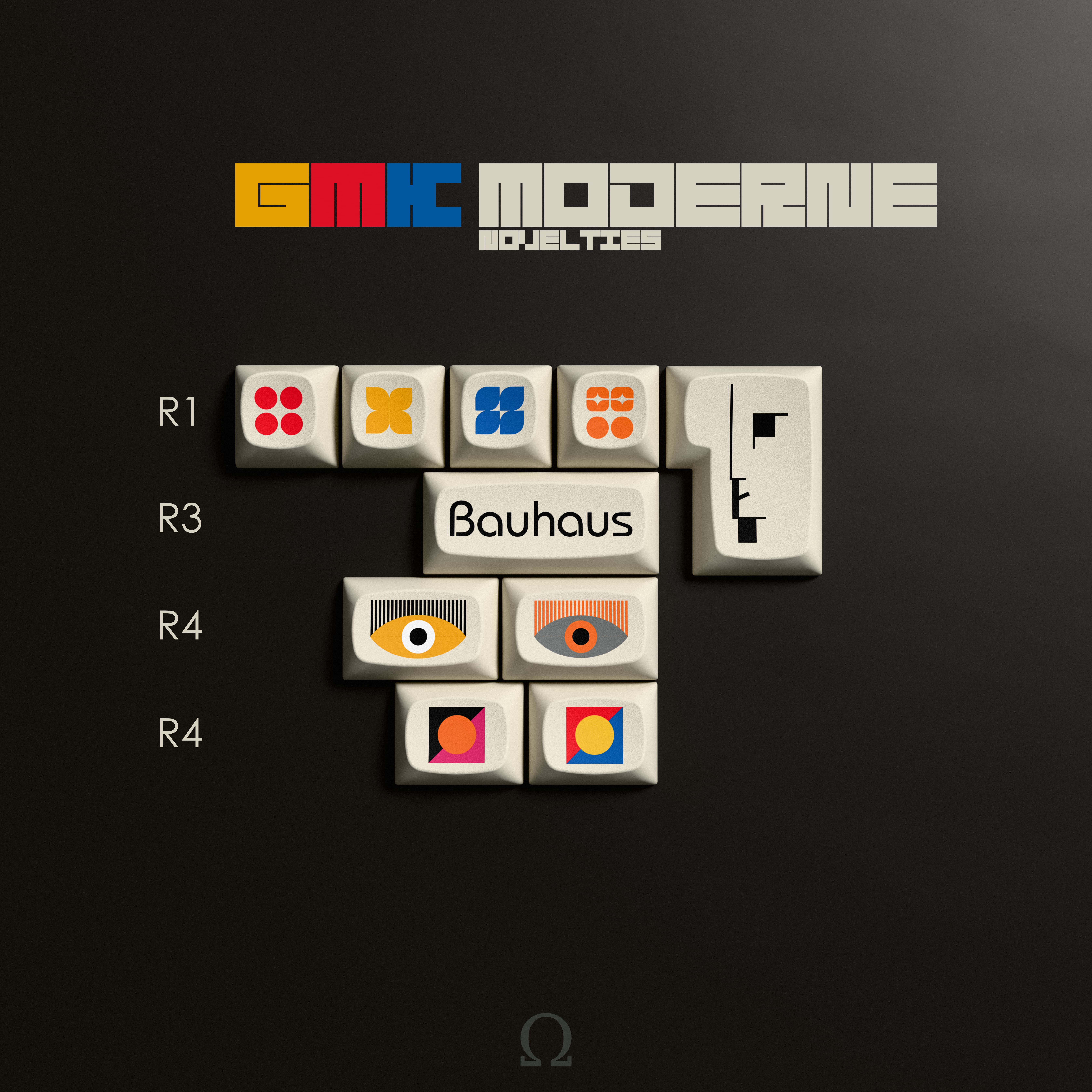 GMK Moderne novelties kit layout